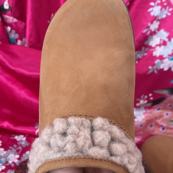 MERRELL ENCORE KASSIE SLIDE WOOL CLOG SIZE 8 Natural Tan NWOB - Picture 6 of 8